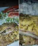 Matambrito de cerdo a la pizza