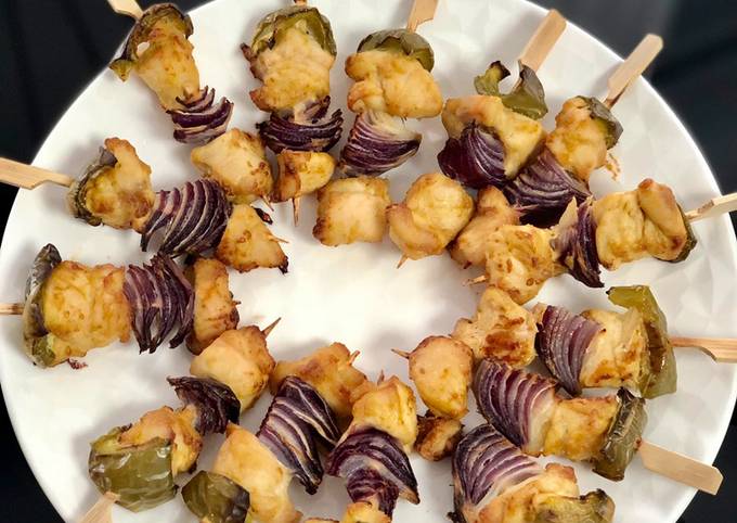 Brochettes de poulet