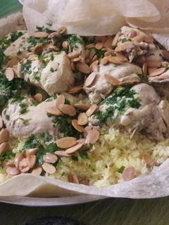 صورة لوصفة منسف على دجاج