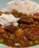 Guiso indio de ternera al curry