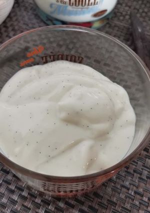 Une photo de Crème onctueuse à la vanille