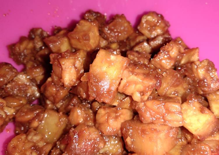 Resep Kentang tempe kecap yang Lezat Sekali