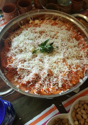 A picture of Pink Pasta.