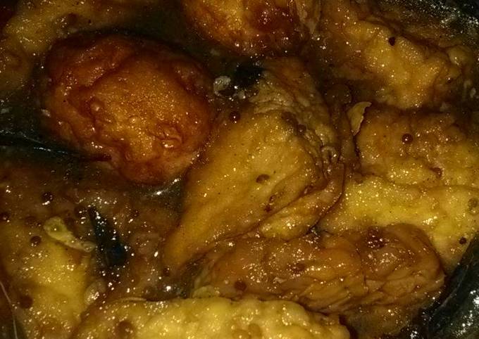 Semur Telor Tahu Tempe (Terik bacem)