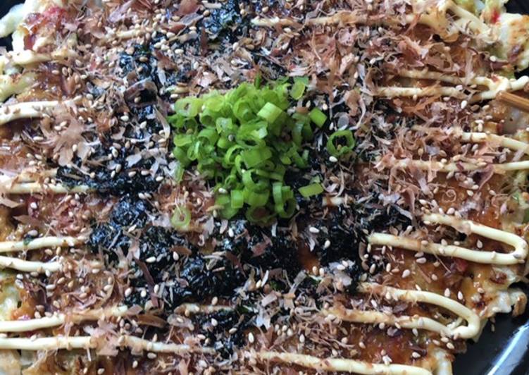 Steps to Prepare Super Quick Homemade Okonomiyaki