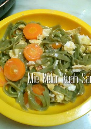 Foto resep Mie Kelor Kuah Santan