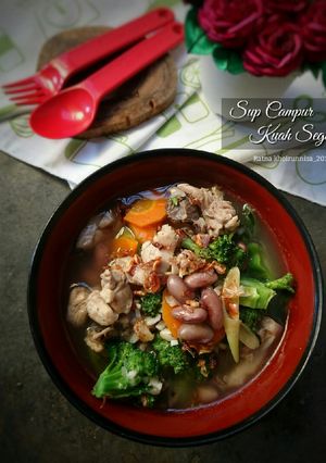 Foto resep 152. Sup Campur Kuah Segar