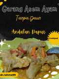 46. Garang Asem ayam tanpa daun