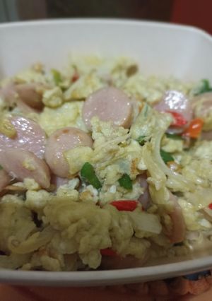 Foto resep Orak arik sosis telur
