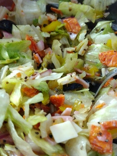 A picture of Grinder chopped salad.