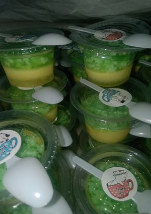 Foto resep 335.🥰44.38.Cup Puding Lumut Mentega