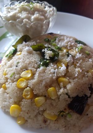 A picture of Corn upma.
