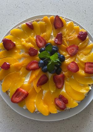 Una foto de Torta de Duraznos 🍑