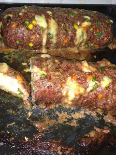 Una foto de Pan de carne primavera relleno