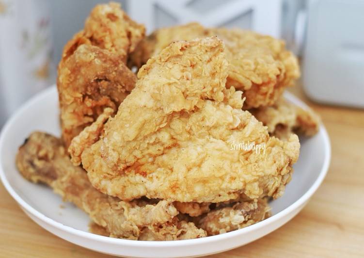 Langkah Mudah untuk Membuat Ayam Goreng Crispy ala KFC, Lezat Sekali