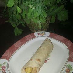 A picture of Chicken shawarma.