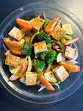 🌱 Verduras al horno con tofu marinado 🌱