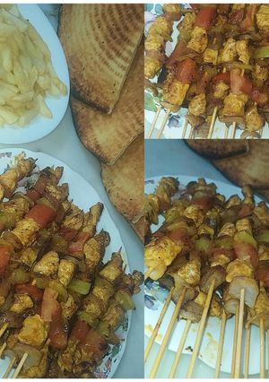 صورة لوصفة شيش كباب دجاج🍡🍡🍡