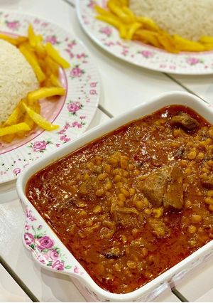 عکسی از دستور خورشت قیمه 😍😍