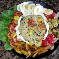 Una foto de Ensalada semi-tibia de bulgur