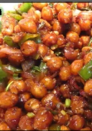 A picture of Chilly channa.