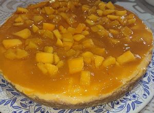 Una foto de Cheesecake de Mango