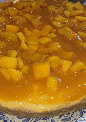 Una foto de Cheesecake de Mango