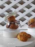 Coffee Almond Oat Cookies