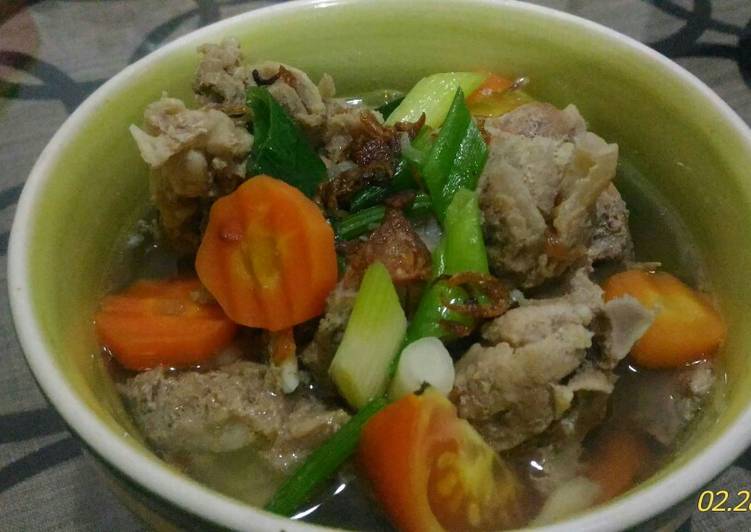 Sup Balungan Iga Simpel dan Segar