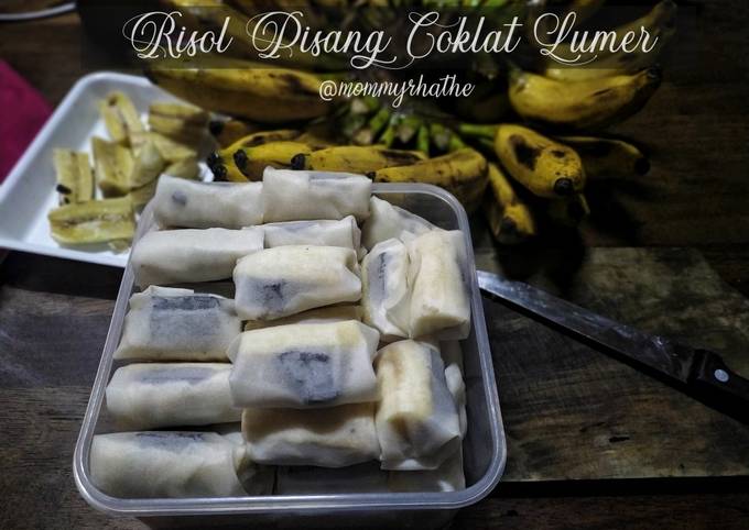 Risol Pisang Coklat Lumer