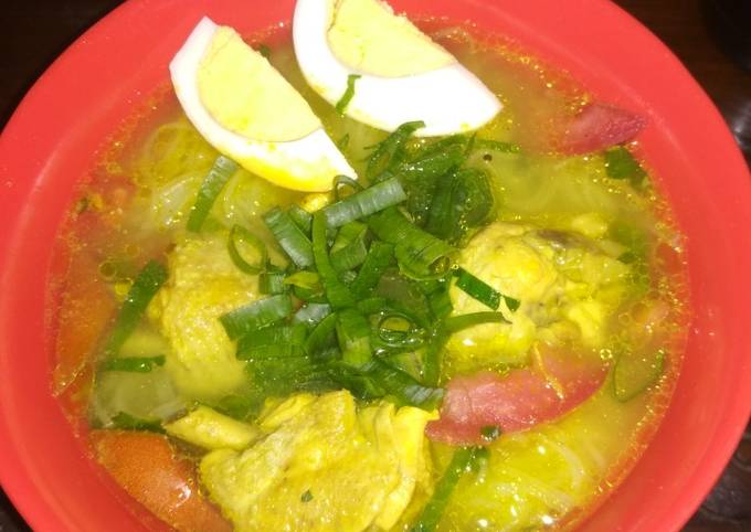 Soto Ayam kuah bening