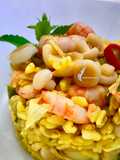 Trigo Tierno con Gambas, Shimeji y Salvia 😋