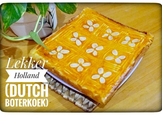 Panduan Membuat Resep Lekker Holland (Dutch Boterkoek)