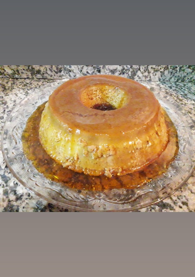 Una foto de Flan casero de dulce de leche🍮