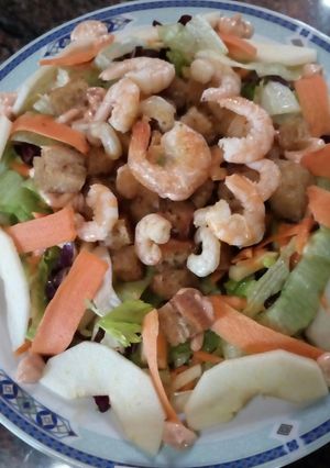 Foto di Insalata di gamberetti e mele