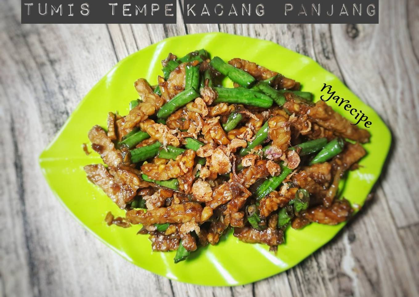 Tumis Tempe Kacang Panjang