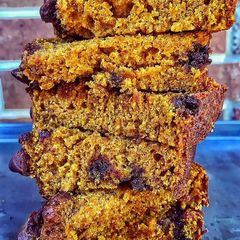 A picture of [Vegan] Chocolate chip pumpkin bread.