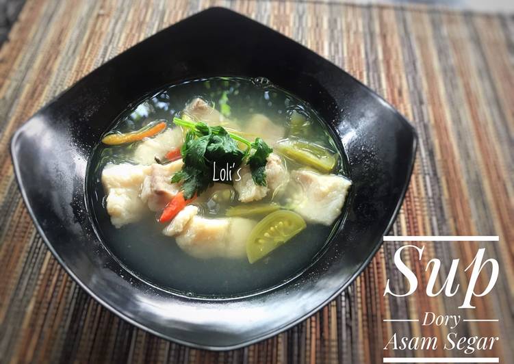 Cara mudah memasak Sup Dory Asam Segar, Bikin Ngiler