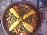 طاجين بجلبانة وفلول وخيزو