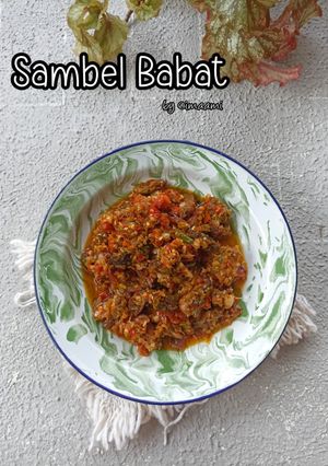 Foto resep Sambel Babat Sapi