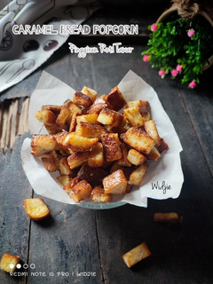 Foto resep Caramel Bread PopCorn (Pinggiran Roti)