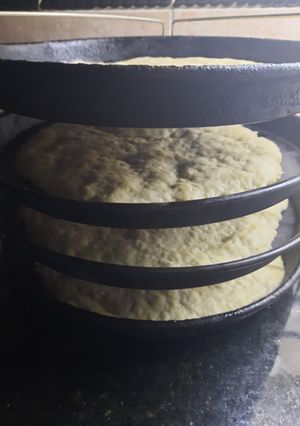 Una foto de Prepizza casera al olivo