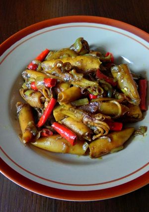 Foto resep Cumi asin bumbu kari