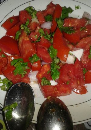A picture of Tomato Salad.