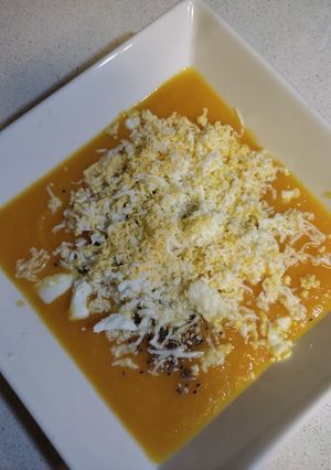 Una foto de Crema de cabaza