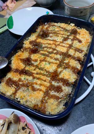 รูปของ เมนจิคัทสึ (menchi-katsu) แบบไม่ทอด (ใช้เตาอบ)