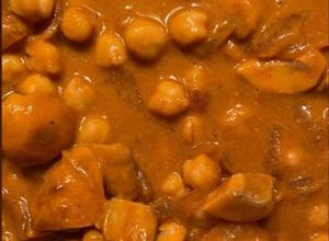 Foto de Caril de Grão de Bico e Cogumelos