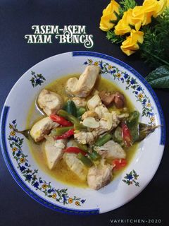 Foto resep Asem-asem Ayam Buncis