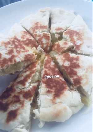 Foto resep Garlic cheese naan (roti ala india gitu 😜)