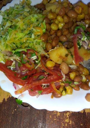 A picture of Githeri Fry.